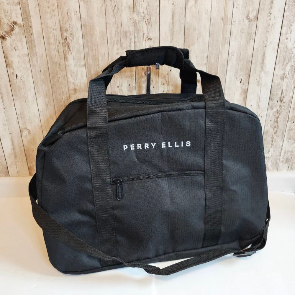 Unisex‎ Perry Ellis Black Travel Duffel Bag